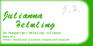 julianna helmling business card